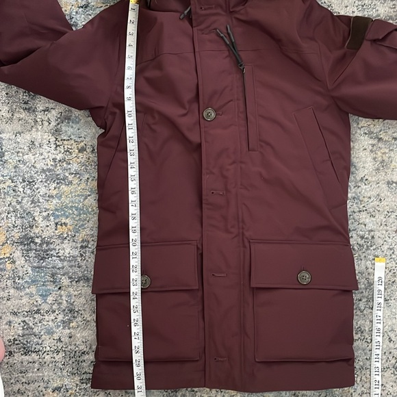 NEW | J.Crew Nordic Parka Burgundy Maroon Dark Wine Mens XS fits Women S AD603 - Picture 12 of 12